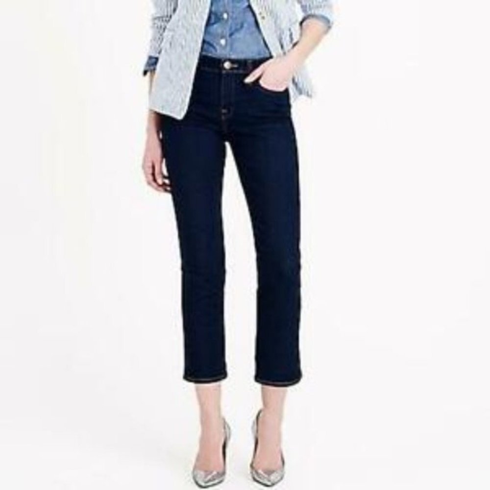 J.Crew Vintage Cropped Dark Wash Jeans
